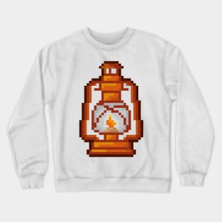 Pxel oil lamp Crewneck Sweatshirt